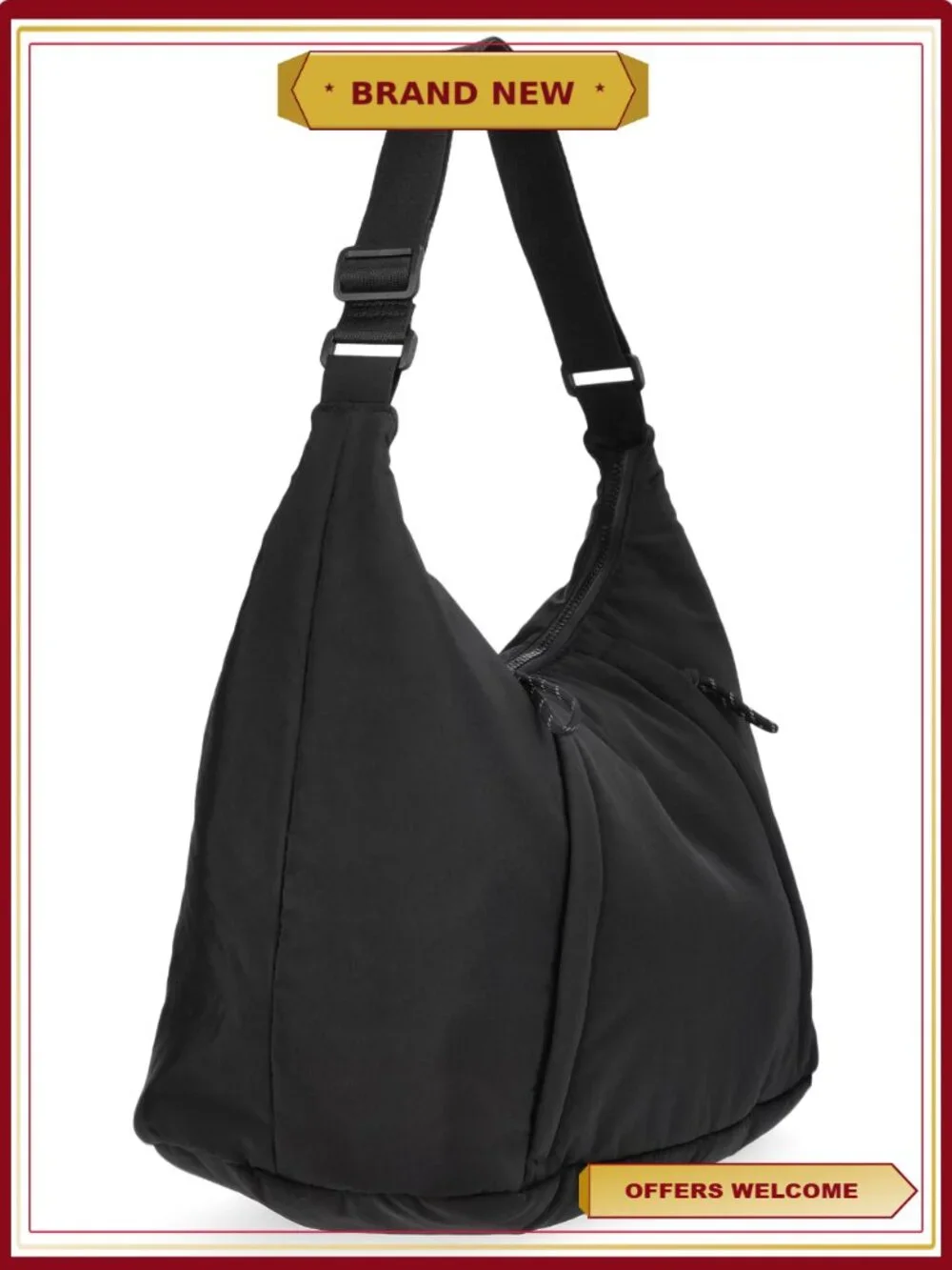 Avia Women's Hobo Handbag with Dual Zip Front Pocket